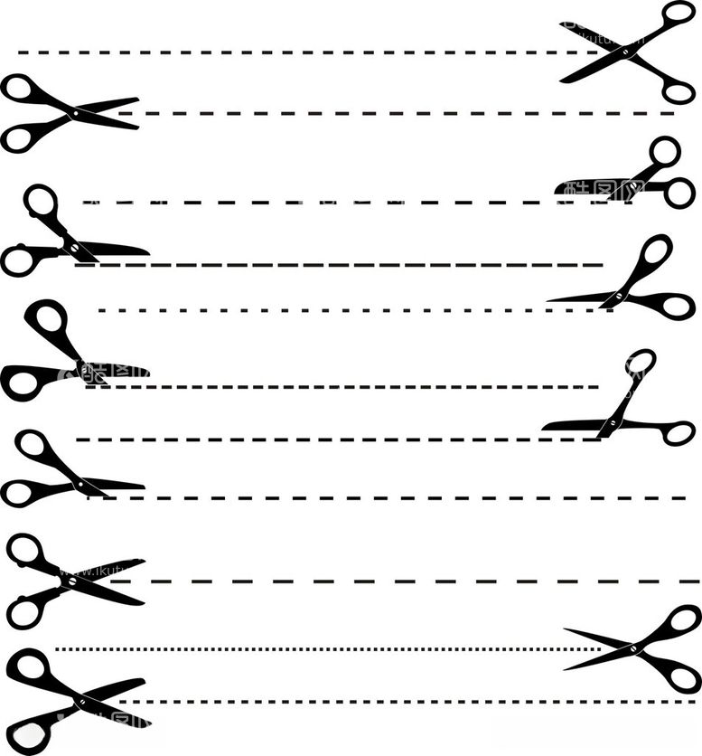 编号：55021812110328595732【酷图网】源文件下载-剪刀分割线