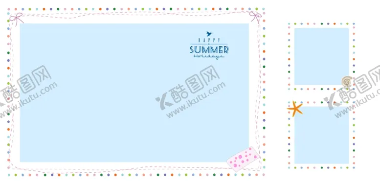 编号：57742402092036363987【酷图网】源文件下载-儿童方版 大海 影楼模板 旅游