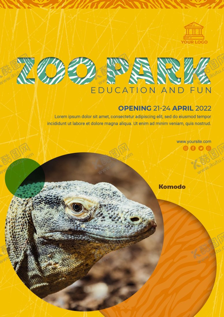 编号：92858009240823293051【酷图网】源文件下载-动物海报