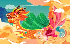 端午海报粽子节感恩粽子节广告