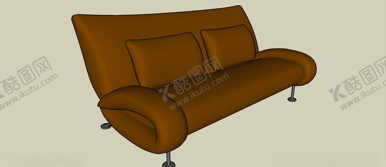 编号：83040409090533553412【酷图网】源文件下载-软沙发休闲椅沙发模型酒店