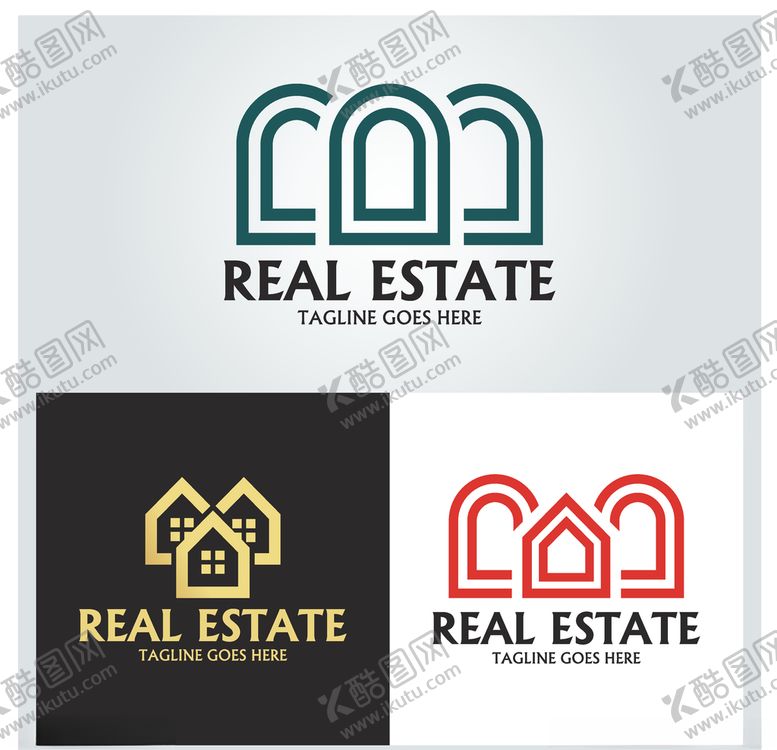 编号：42216309211400093518【酷图网】源文件下载-房地产logo