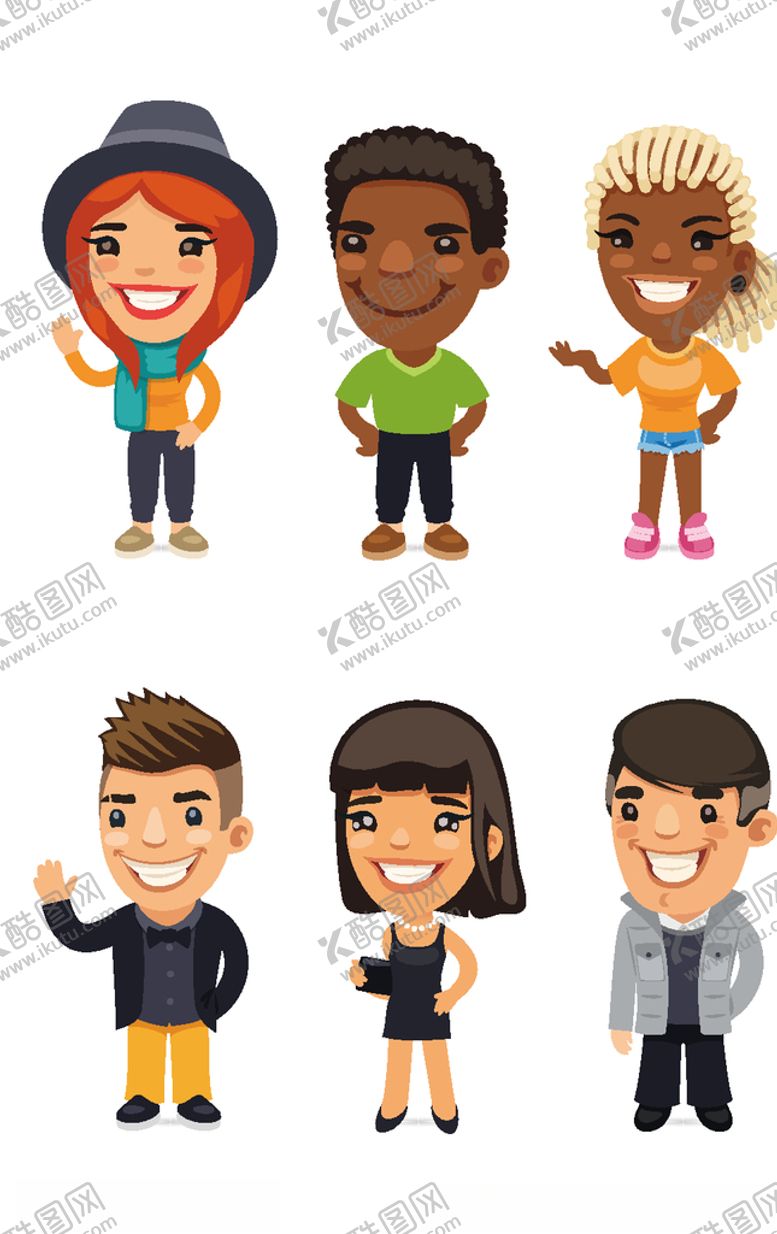 编号：77642510281522386806【酷图网】源文件下载-职业卡通人物