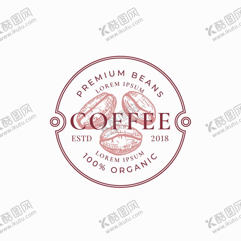 编号：05234609150323158019【酷图网】源文件下载-咖啡logo 