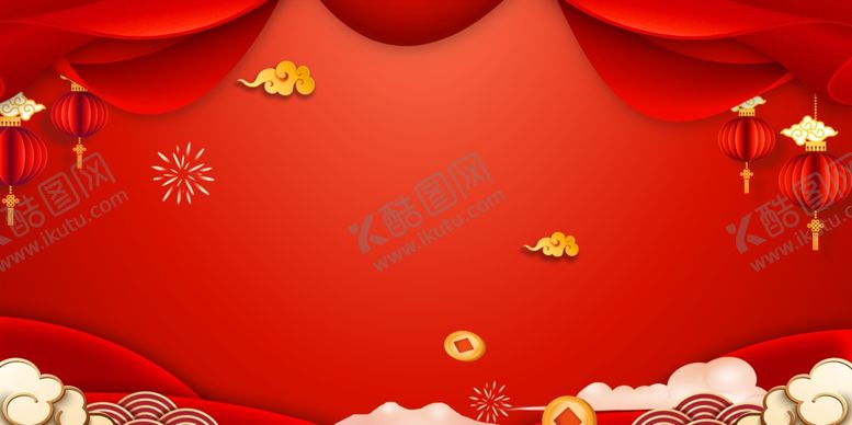编号：79684502071153349858【酷图网】源文件下载-红色灯笼背景