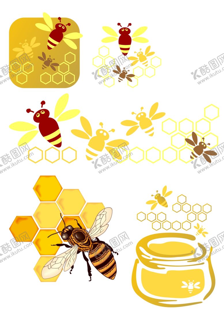 编号：56436502130548532771【酷图网】源文件下载-蜂蜜矢量素材