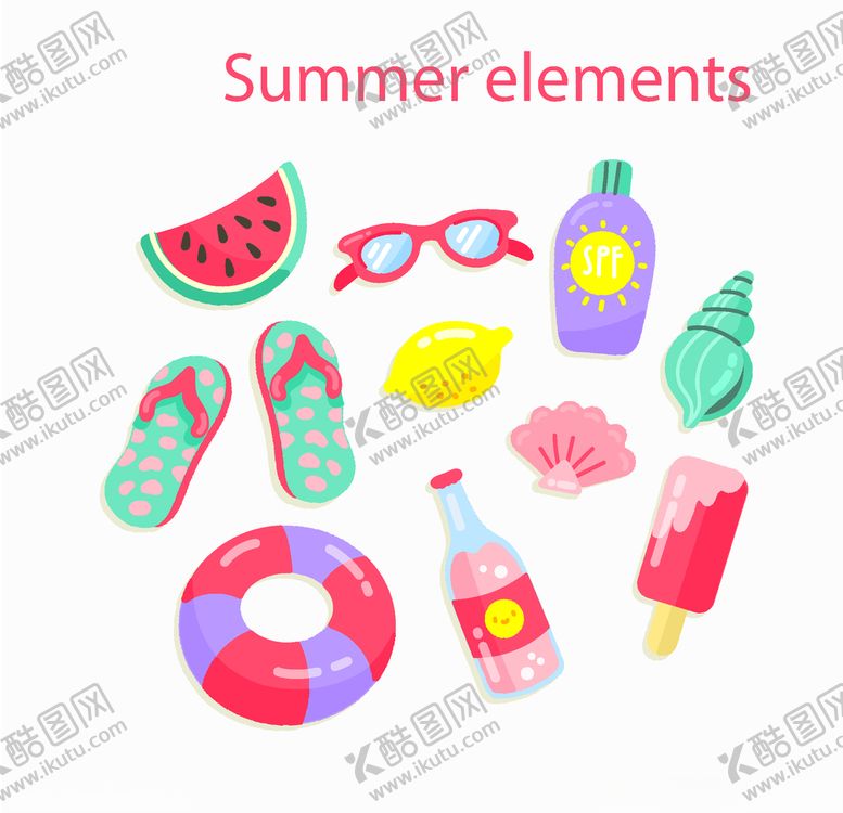 编号：76088507131910508368【酷图网】源文件下载-夏日元素