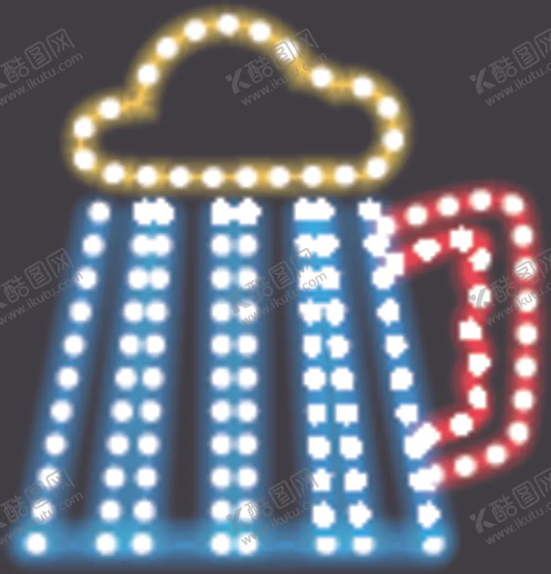 编号：62122506251041171638【酷图网】源文件下载-霓虹灯啤酒