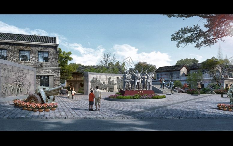 编号：66711404200315104567【酷图网】源文件下载-农村乡村乡村建设效果图