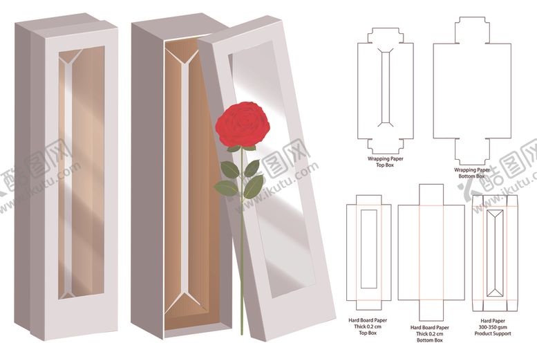 编号：47234309132255548797【酷图网】源文件下载-包装盒刀模图