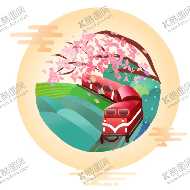 编号：73932802172314068995【酷图网】源文件下载-彩色卡通手绘城市地标