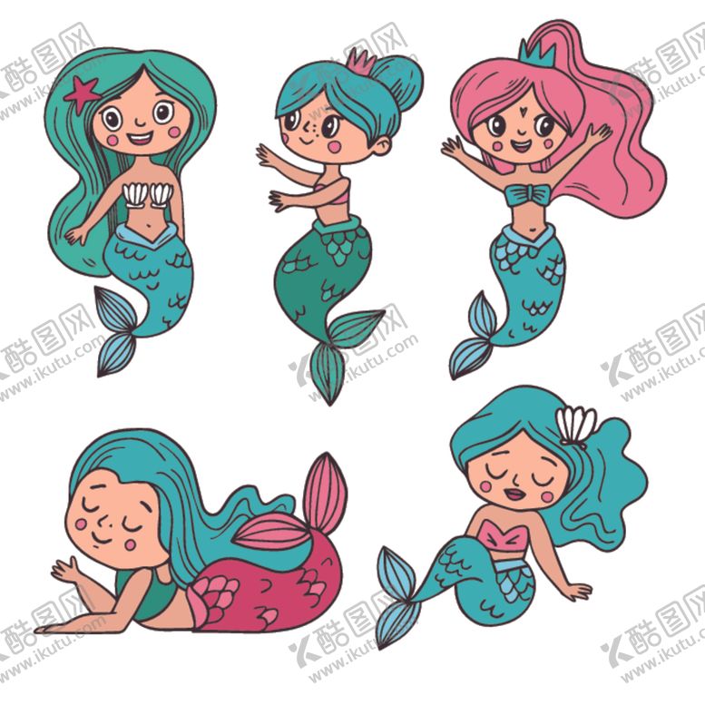 编号：45219210181618071837【酷图网】源文件下载-美人鱼海鲜