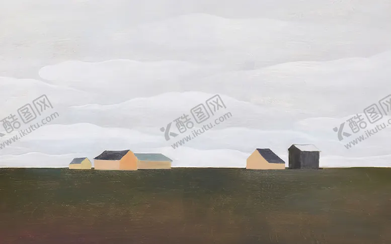 编号：21045609231740073468【酷图网】源文件下载-抽象田园欧美挂画油画