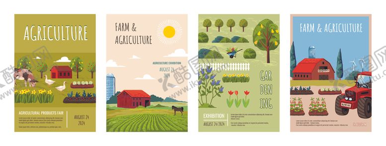 编号：55082109141641044380【酷图网】源文件下载-田园风插画海报设计素材