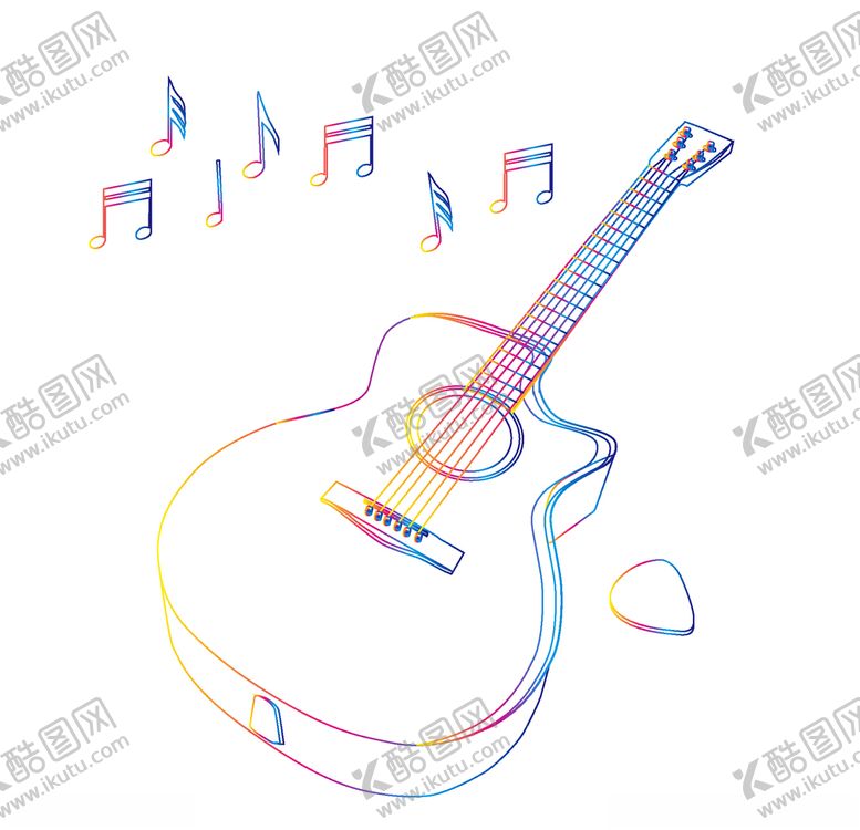 编号：21820706160533446869【酷图网】源文件下载-动感吉他