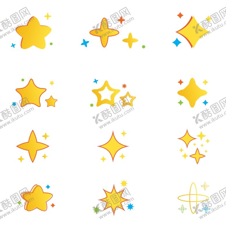 编号：58329602131524159695【酷图网】源文件下载-星星图片