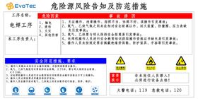 危险源风险告知及防范措施