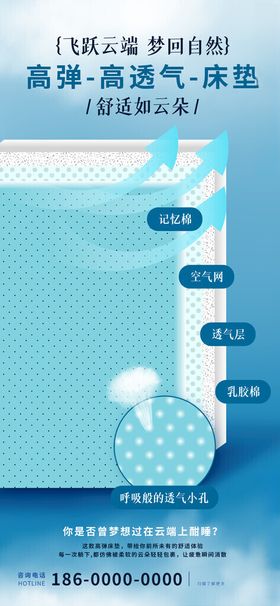 透气清凉床垫