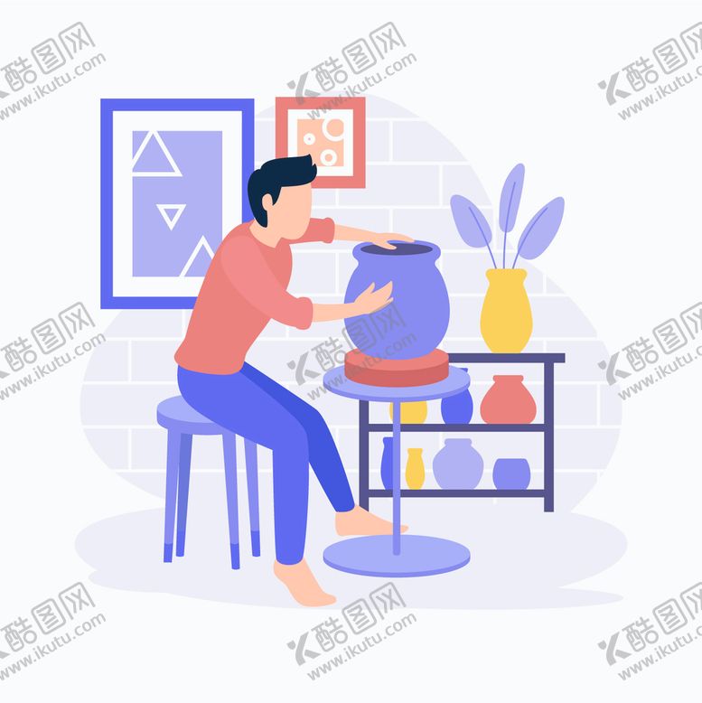 编号：37466711122329536284【酷图网】源文件下载-制作陶器