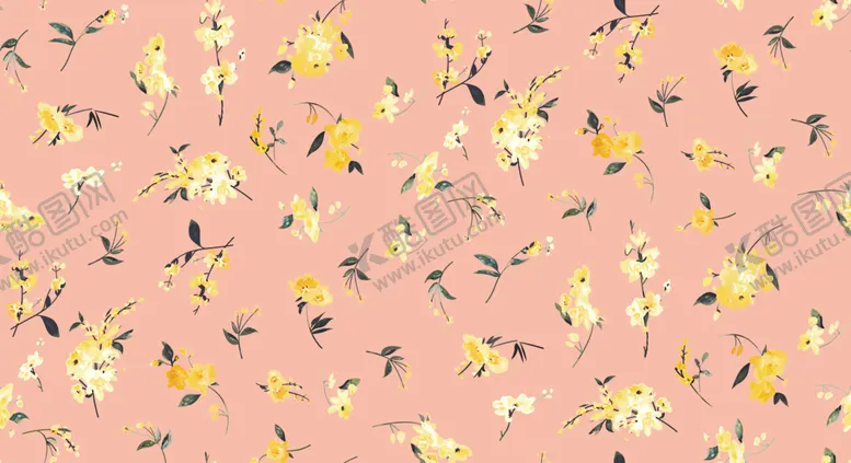 编号：77722809121553476086【酷图网】源文件下载-小碎花大牌数码印花花卉