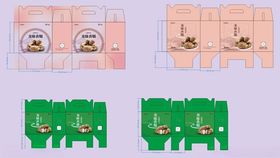 卡通动物包装设计图案