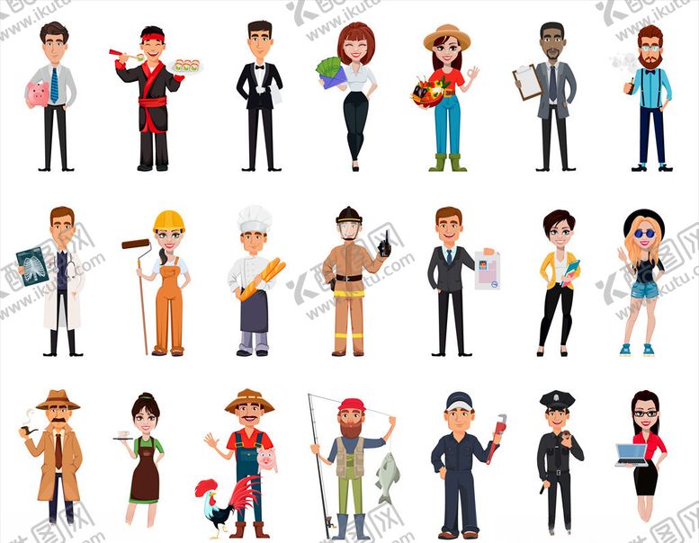 编号：43780910041530139735【酷图网】源文件下载-卡通人物