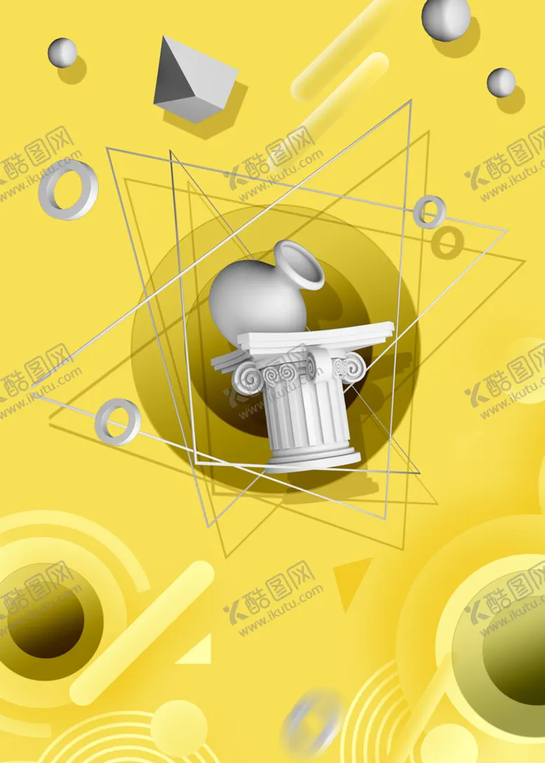编号：38207509280902400183【酷图网】源文件下载-创意3D几何背景