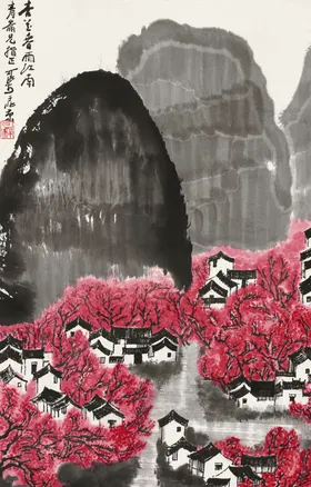 李可染国画作品