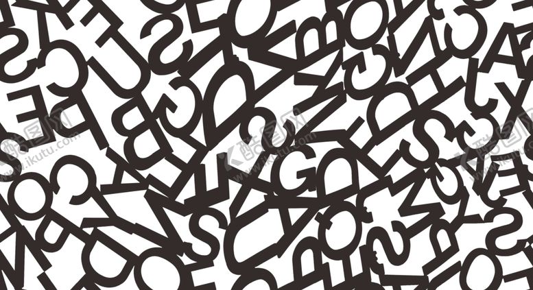 编号：72459309291858533999【酷图网】源文件下载-大牌英文字母