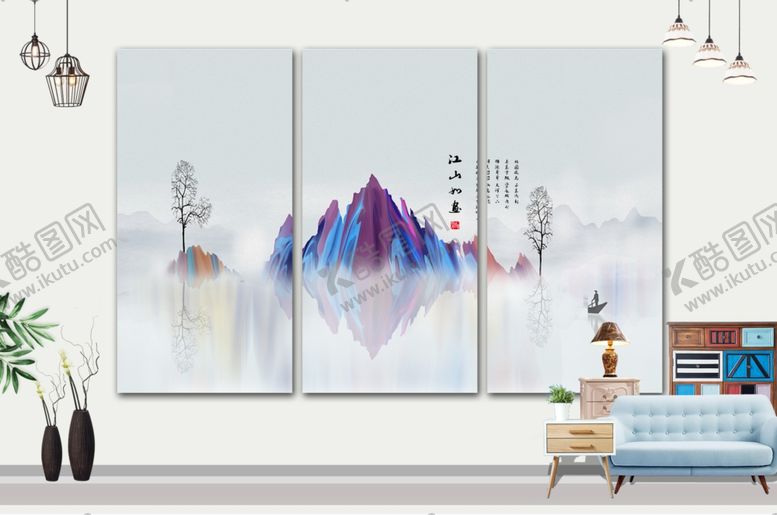 编号：42307005061619092532【酷图网】源文件下载-山水画