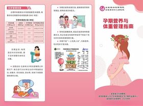 孕期保健知识宣传页