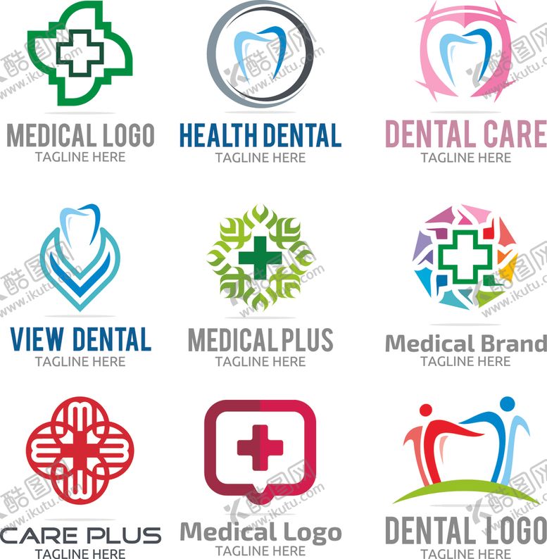 编号：14720710072036143566【酷图网】源文件下载-牙齿logo