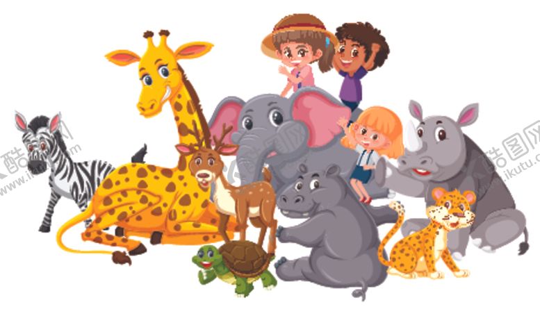 编号：90497709291057219971【酷图网】源文件下载-卡通野生动物
