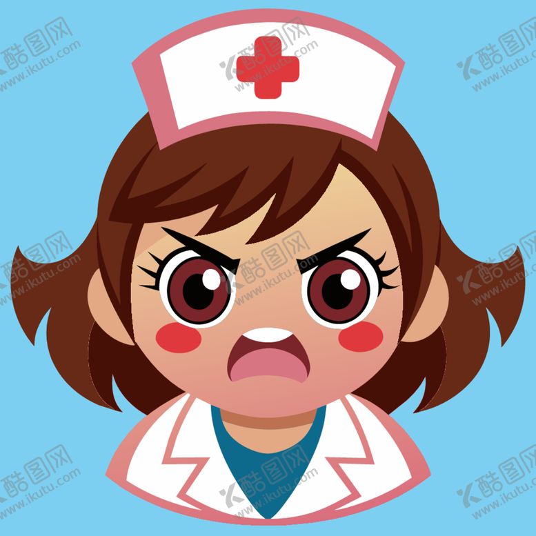 编号：47929601311357068104【酷图网】源文件下载-愤怒的护士