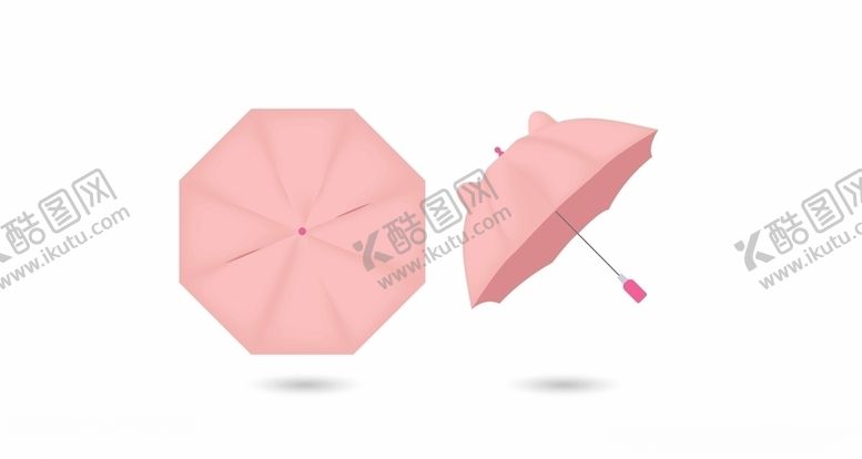 编号：77103010030039365503【酷图网】源文件下载-粉红色雨伞