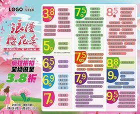 超市烧烤专版DM海报彩页