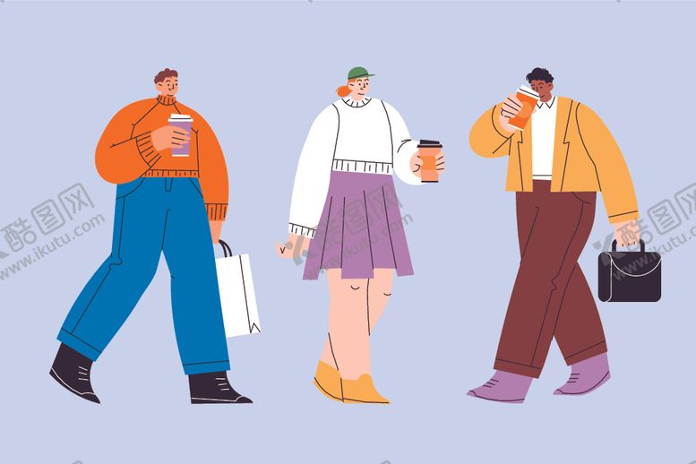 编号：69478210311747583548【酷图网】源文件下载-时尚行人街头潮流风采