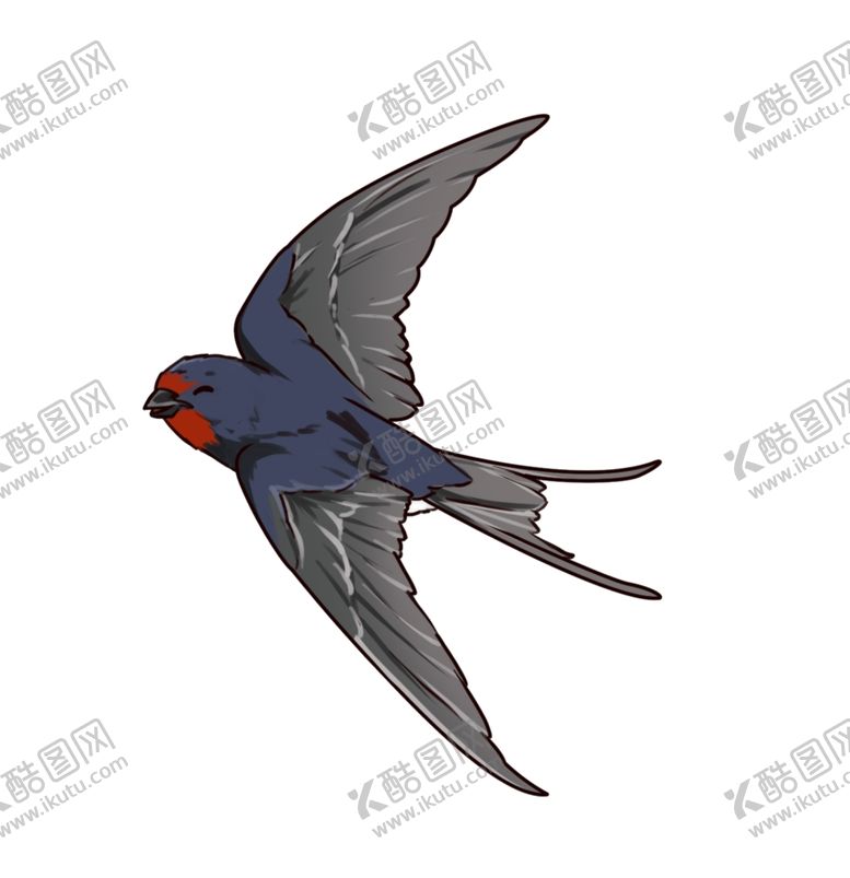 编号：53854603141143056306【酷图网】源文件下载-手绘燕子插画