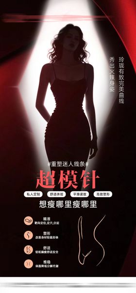 医美超模针海报