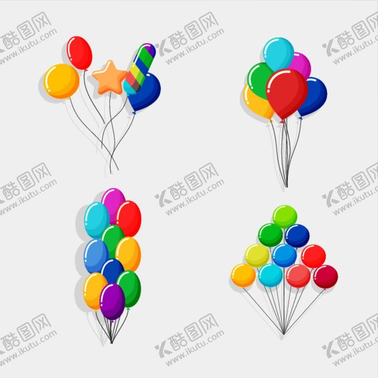 编号：47896212040152294741【酷图网】源文件下载-卡通气球