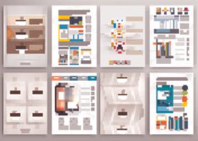 多样时尚宣传册设计模板