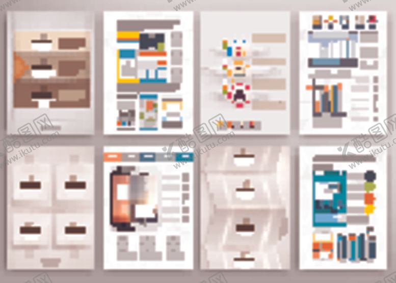 编号：46352704031842033969【酷图网】源文件下载-多样时尚宣传册设计模板