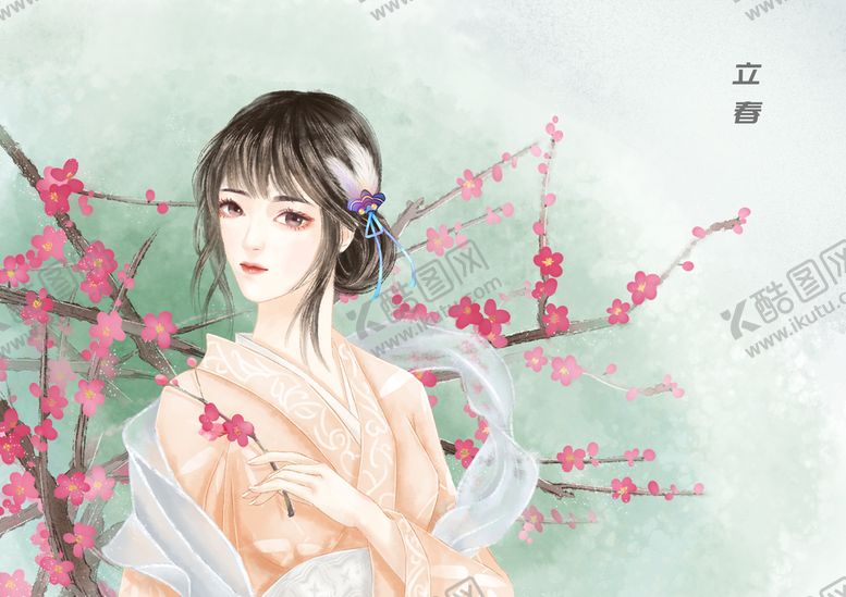 编号：51427309161757314527【酷图网】源文件下载-中国古典美女漫画海报