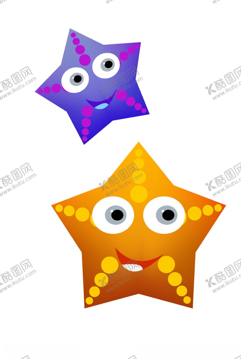 编号：92206009212228216017【酷图网】源文件下载-星型卡通