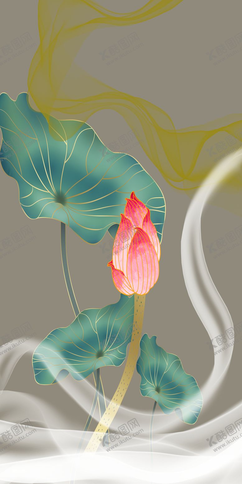 编号：51308109150006283030【酷图网】源文件下载-荷叶玄关