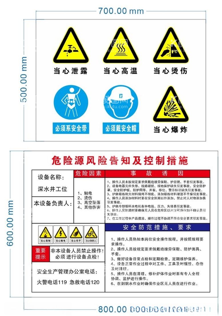 编号：46536412021126444217【酷图网】源文件下载-危险源风险告知