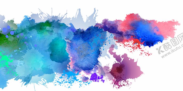 编号：35723510040227516016【酷图网】源文件下载-炫酷泼墨水彩彩色背景