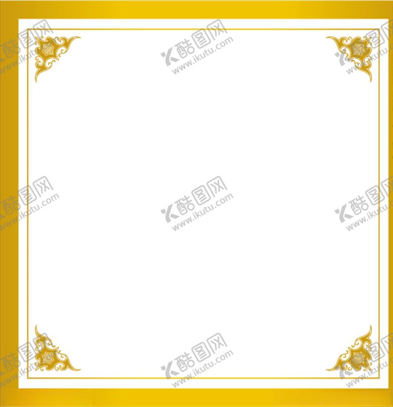 编号：94553504210205137652【酷图网】源文件下载-金色边框