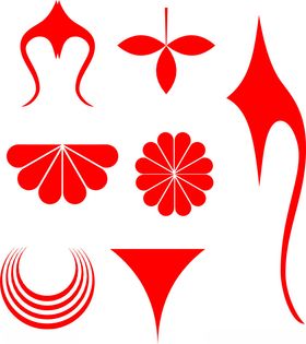 花边古典纹祥云框古代