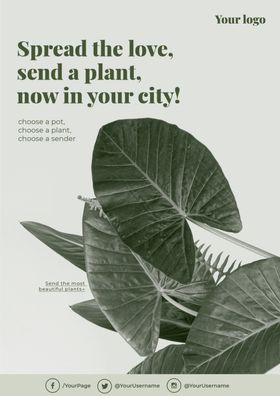 植物海报